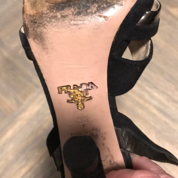 Classic Prada 5” Suede Heel - Picture 11 of 12